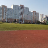Photo taken at Стадион школы Олимпийского резерва by 🌠Ольга 🌠 on 9/25/2017