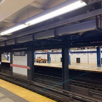 Photo taken at MTA Subway - Canal St (A/C/E) by Johnathan on 9/4/2023