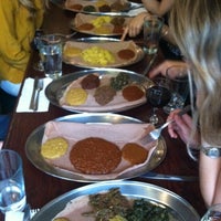 Photo taken at Meskel Ethiopian Restaurant by Carly E. on 5/1/2014