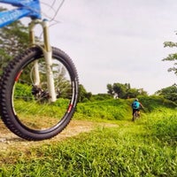 Photo taken at Tampines Bike Park by Ayi3 A. on 5/2/2014