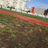 Photo taken at Стадион школы №36 by Алеся С. on 6/13/2014