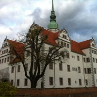 Photo taken at Schloss Doberlug by KLOSTERLAND on 4/13/2014