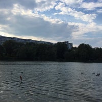 Photo taken at Верхнє Вигурівське озеро by Dasha K. on 8/30/2016