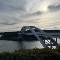 Photo taken at くしもと大橋 by HIRO-P on 3/2/2024