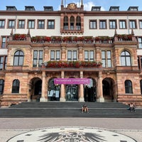 Photo taken at Rathaus Wiesbaden by Doreen F. on 8/21/2021