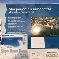 Photo taken at Marjaniemen uimaranta by Timo N. on 2/2/2022