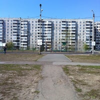 Photo taken at Стадион гимназии #22 by Юля Б. on 5/1/2014