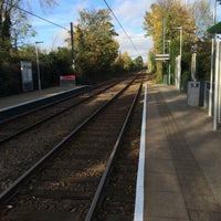 Photo taken at Morden Road London Tramlink Stop by Andrew R. on 11/12/2015