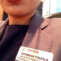 Photo taken at Toyota Bakı Mərkəzi by Tunzala G. on 2/5/2015