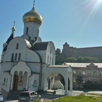 Photo taken at Церковь в честь иконы Божией Матери by Vladislav B. on 7/13/2014