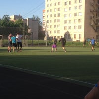 Photo taken at Футбольное поле ПТУ №6 by Жанетта Б. on 6/4/2014