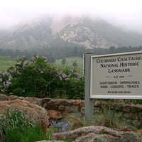 Photo taken at Colorado Chautauqua National Historic Landmark by Colorado Chautauqua National Historic Landmark on 4/21/2014