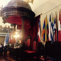 Photo taken at Gran Logia de la Argentina de Libres y Aceptados Masones - Palacio Cangallo by Надежда К. on 10/30/2016