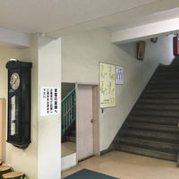 Photo taken at 武蔵野市立第一中学校 by Taro Y. on 1/28/2016