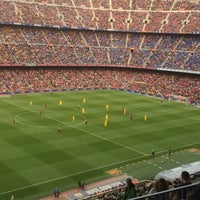 Photo taken at Camp Nou by Armand G. on 4/28/2015