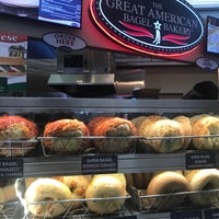 Photo taken at The Great American Bagel Bakery by Jing S. on 9/2/2017