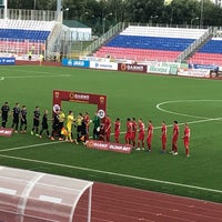 Photo taken at Стадион «Старт» by Irina V. on 7/28/2019
