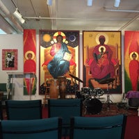 Photo taken at Saint John Coltrane African Orthodox Church by Brooke W. on 10/25/2015