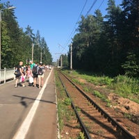 Photo taken at Kurort railway station by Vika K. on 7/29/2018