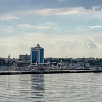 Photo taken at Marine passenger terminal «Odesa» by Ivan K. on 7/12/2021