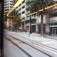 Photo taken at America Plaza Trolley Station by Diana C. on 5/17/2018