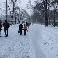 Photo taken at Зупинка «Станція метро «Житомирська» by 🤷‍♀️Tonya B. on 2/13/2017