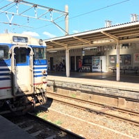 Photo taken at Murakami Station by わたる on 9/4/2016