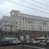 Photo taken at Остановка «Площадь Революции» by Olga P. on 3/29/2016