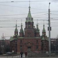 Photo taken at Храм Александра Невского by Olga P. on 4/17/2018
