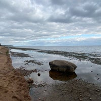 Photo taken at Пляж Серово by Svetlana A. on 9/18/2021