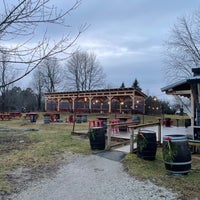 Photo taken at Oxbow Beer Garden by Eric N. on 12/30/2023