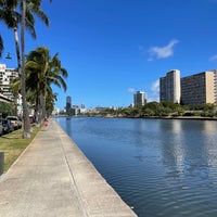 Photo taken at Ala Wai Canal by Eric N. on 3/31/2024