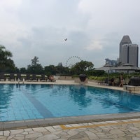 Photo taken at Pool @ Parkroyal Hotel by Mark L. on 4/23/2015