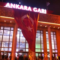 Photo taken at Ankara Station by Büşra Nur K. on 12/27/2014
