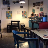 5/19/2015 tarihinde Tere R.ziyaretçi tarafından Cafetería El Gato Azul'de çekilen fotoğraf