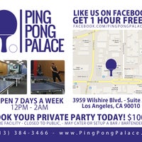 รูปภาพถ่ายที่ Ping Pong Palace โดย Ping Pong Palace เมื่อ 4/24/2014