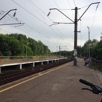 Photo taken at Станция Рекшино by Дима А. on 6/8/2014