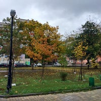 Photo taken at Сквер біля кінотеатру «Жовтень» by jaonitsu on 10/15/2017