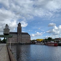 Photo taken at Westhafen by Sebastian on 9/19/2019