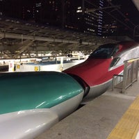 Photo taken at Shinkansen Platforms by じゃー む. on 3/2/2015