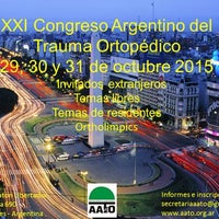 Photo taken at XXI Congreso Argentino del Trauma Ortopedico by Cristian M. on 10/29/2015