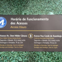 Photo taken at MetrôRio - Estação Maria da Graça by Pedro M. on 5/31/2016