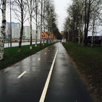 Photo taken at Велодорожка by Krutianna✨ on 5/3/2015