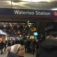 Photo taken at London Waterloo Railway Station (WAT) by Graham C. on 2/26/2018