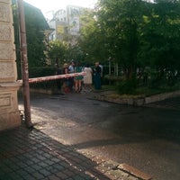 Photo taken at Фонтан «Питерский мостик» by Андрей П. on 7/26/2014