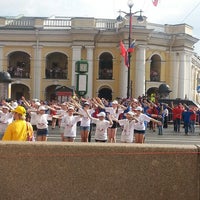 Photo taken at Флэш Моб &amp;quot; Танцующий Невский&amp;quot; by Татьяна Р. on 5/25/2014