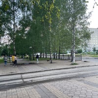 Photo taken at Аллея на пересечении ул. Можайского и бул. Гусева by Алиса В. on 6/9/2021