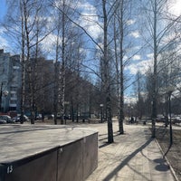 Photo taken at Аллея на пересечении ул. Можайского и бул. Гусева by Алиса В. on 4/3/2021