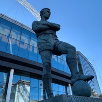 Bobby Moore Statue Skulptur Im Freien In Wembley