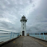 Photo taken at Johore Strait Lighthouse by D A. on 12/31/2023